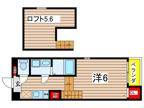 ハ－モニ－ブリッジ桜山の物件間取画像